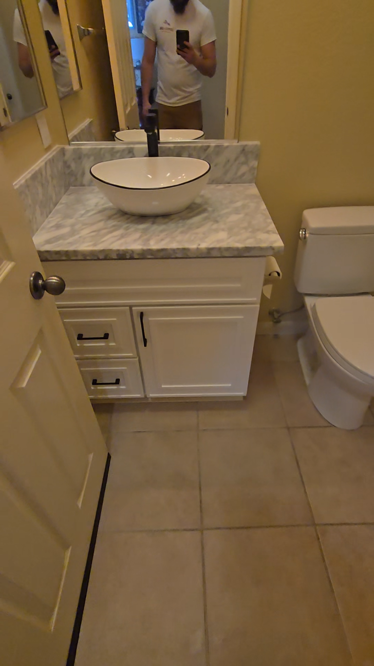 Bathroom Vanity and Sink Installation in Stockton